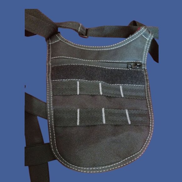 Crossbody Shoulder Bag unisex Underarm anti-deft Waist bag With Molle - Picture 9 of 12